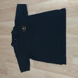 Dirty Nelle's Irish Pub Beijing Guinness Embroidered Polo Shirt Black L